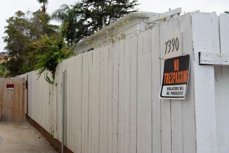 No Trespassing (left)